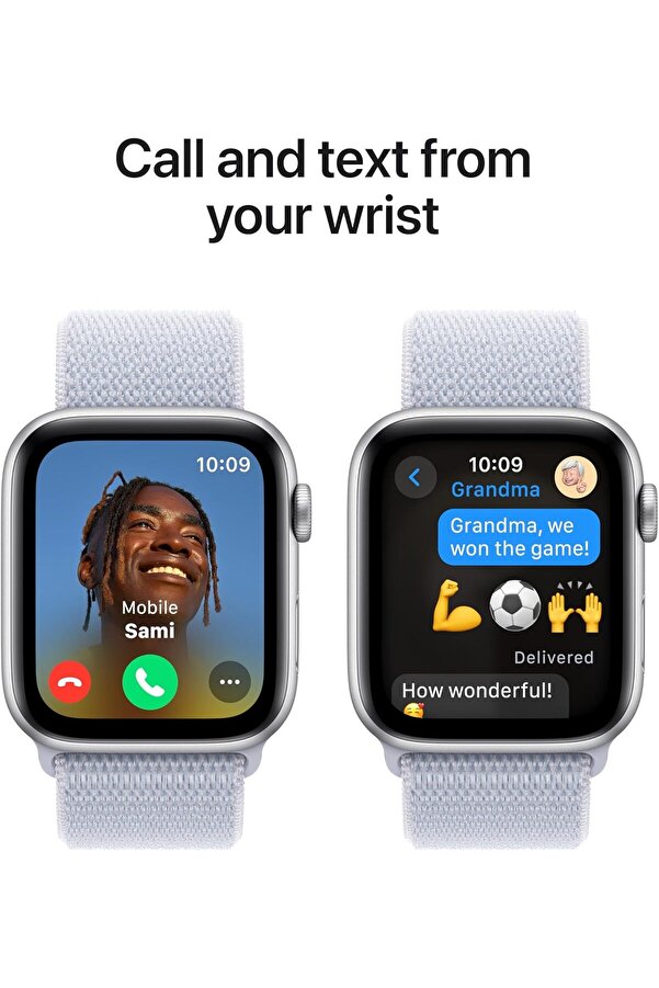 Apple Watch SE GPS 40mm Silver Aluminium Case with Blue Cloud