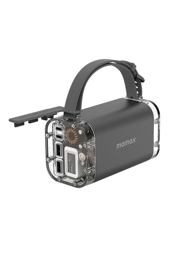 Momax-iPowerstone Mini Power Station, 40000mAh Capacity, Fast Charge, 100W Output, Space Grey 1