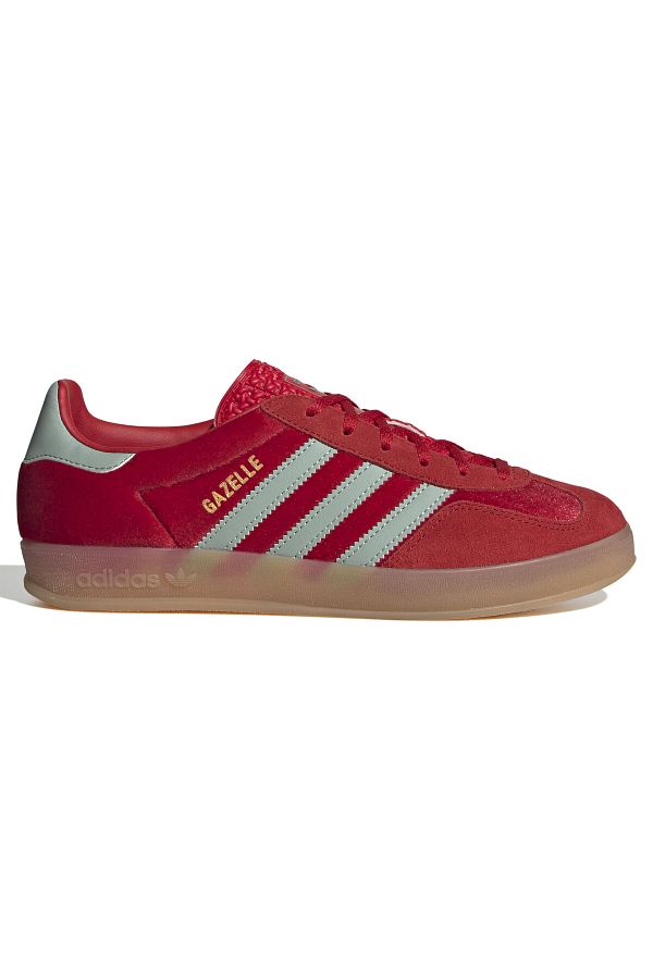 Womens red gazelle adidas cheap