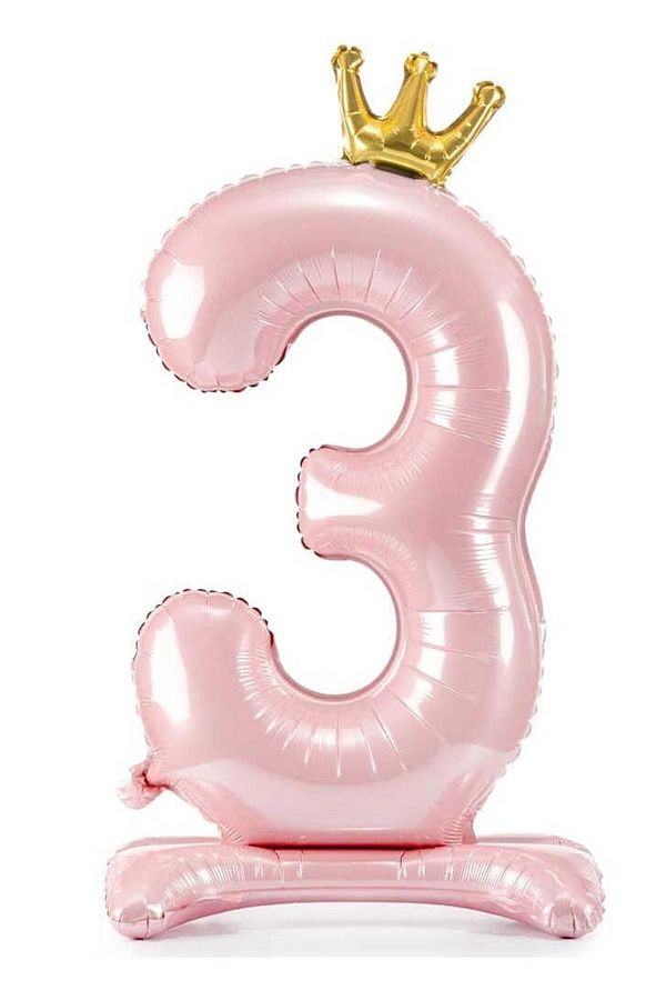 DÜVENCİ TİCARET-Pink Number Foil with King Crown Foot 1