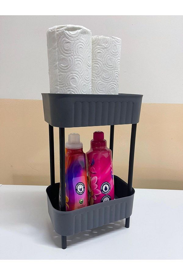 Minty Life-Multi-Purpose under the Sink, under the Sink and Refrigerator Organizer (Anthracite) 1