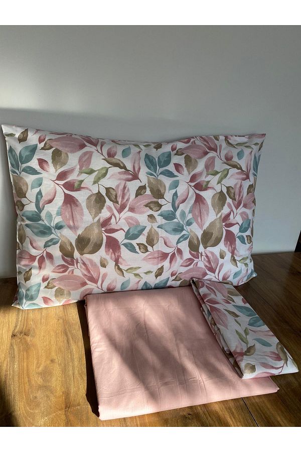 Akçaev-Leaves Double - Sheet and Pillowcase Set 1