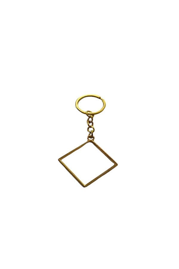 Mia Hobi-Epoxy Keychain Ring - Square 1