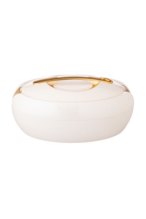 Dania-Luxury stainless steel food container, 6 liters, golden beige colour 1