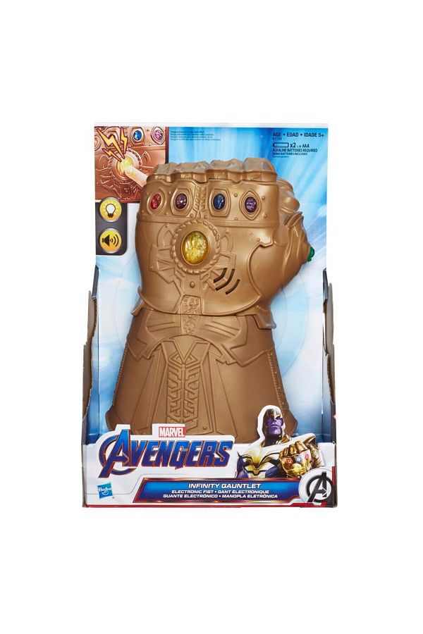 Hasbro-Marvel Avengers: Infinity War Infinity Gauntlet with Lights and Sounds, Electronic Fist Role Play 1