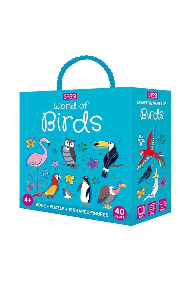 Sassi Junior-Sassi World of Birds - Book and Puzzle 1