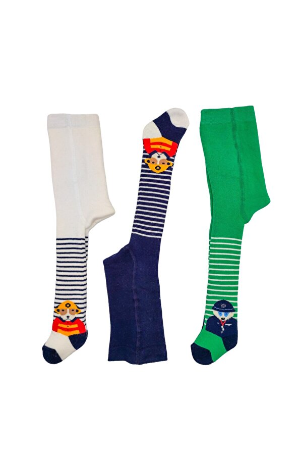 Defne Baby 3 Adet Havlu Pamuklu Kışlık Çocuk Ve Bebek Külotlu Çorap