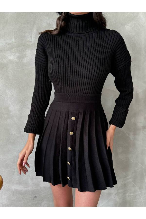 ワンピース PAROSH Women Mid Skirts D731616PPOP 013 NERO Black ARKET Midi Pleated Skirt | Wardrobe Icons