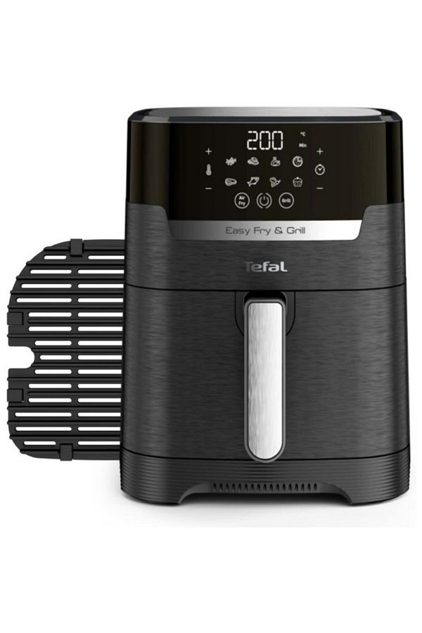 TEFAL-مقلاة هوائية رقمية وشواية سعة 4.2 لتر - ضمان لمدة عامين 1