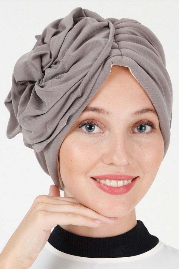 Vera-Turban gata de oase, elegant, floral, cusut, căptușit, nurcă 1