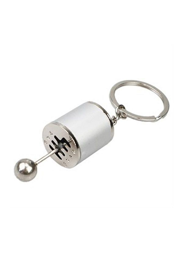 The Simu-Metal Gear Shift Keychain - Moving Six, Manual Shifter Knob 1