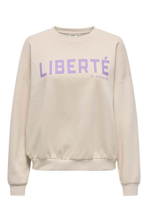 ONLY-ONLHANNAH L/S O-NECK PRINT BOX CS SWT 1