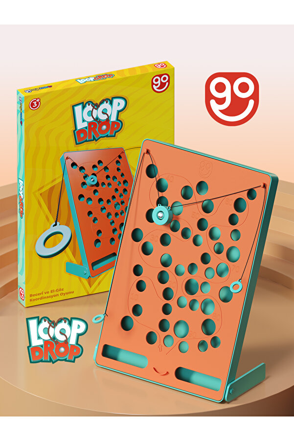 Go Toys Loop Drop El Göz Koordinasyonu, Konsantrasyon geliştirici Denge Standı Eğitici Oyuncak Shopist