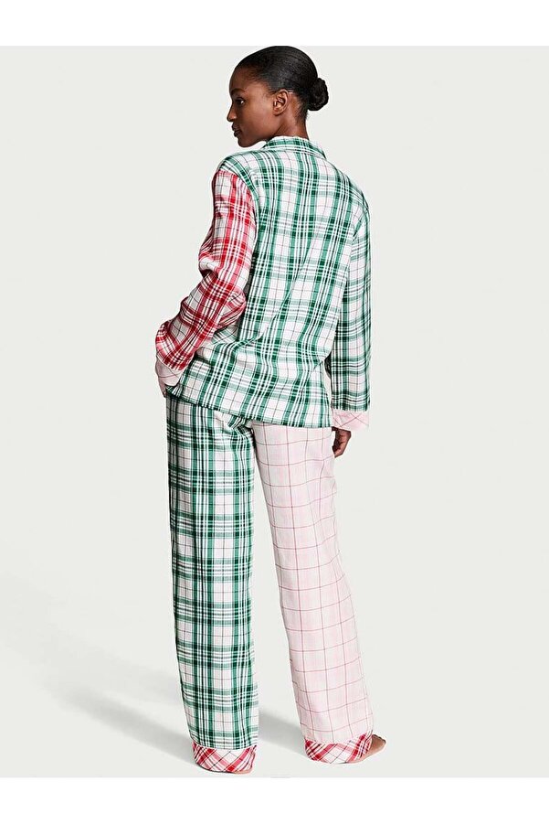 Simple Grey Plaid Flannel Pj Set Victoria Secret Victoria's Secret