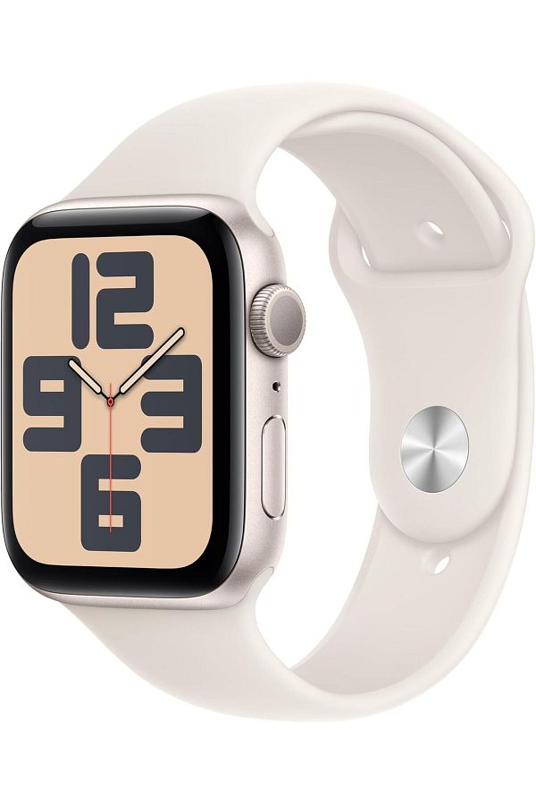 Apple-Watch SE GPS 40mm Starlight Aluminium Case with Starlight Sport Band - S/M 1