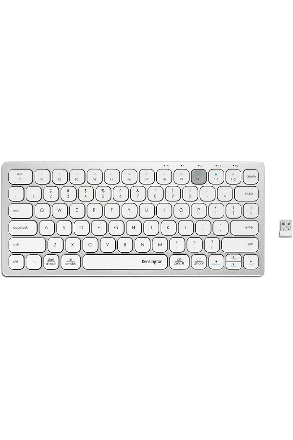 KENSINGTON-Wireless Mini Keyboard via Bluetooth or USB 3.0 Compatible with Windows, Mac, iOS Arabic 1