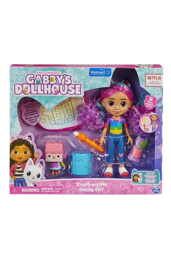 Spin Masters-GABBYS DOLLHOUSE PAPUSA GABBY SI SET DE CREATIE 1