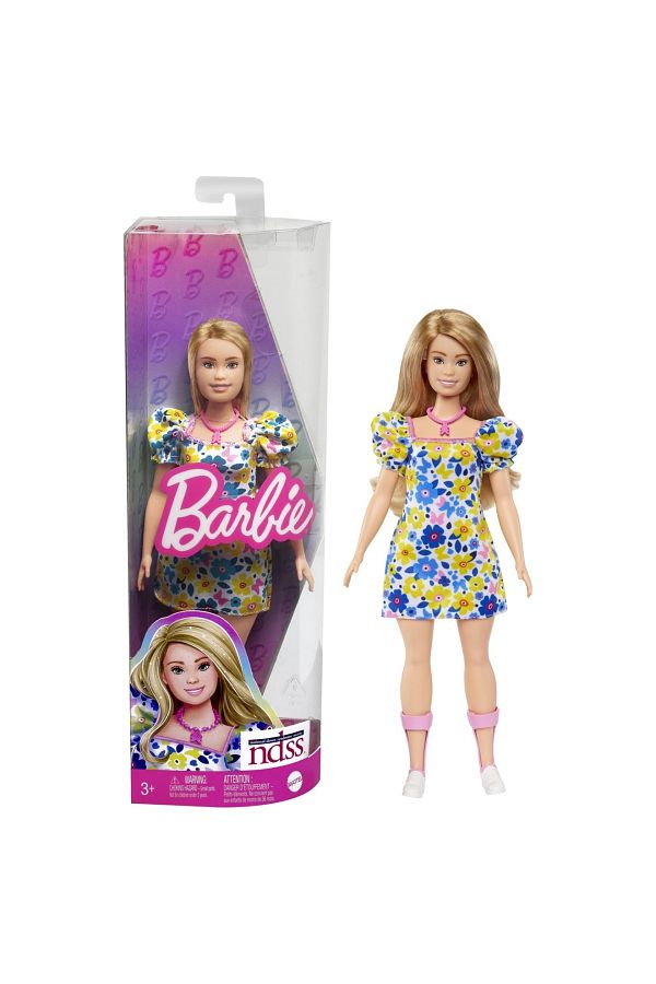Barbie-PAPUSA BARBIE FASHIONISTA BLONDA CU SINDROM DOWN 1