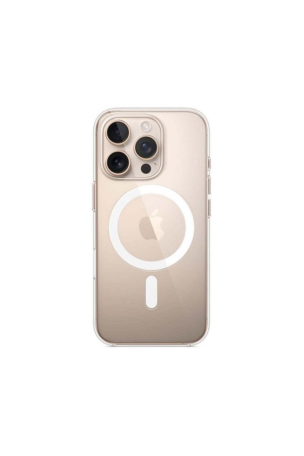 Apple-جراب شفاف لهاتف iPhone 16 Pro Max مع Magsafe 1