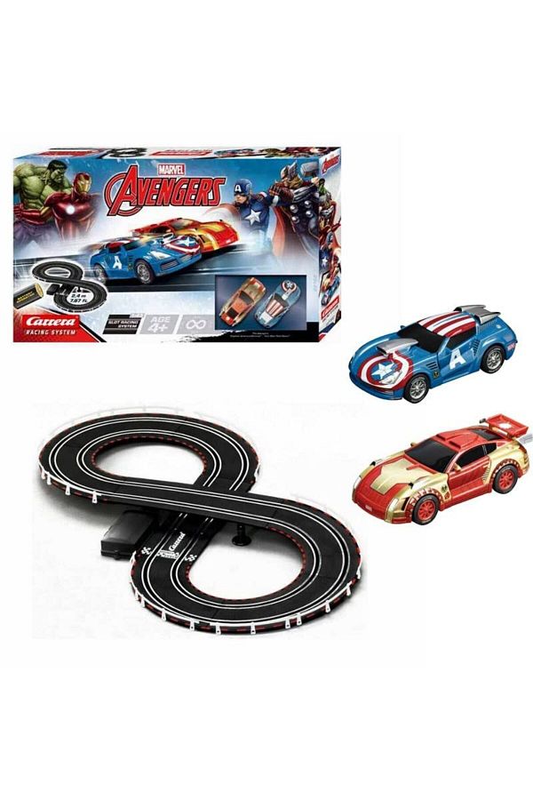 Carrera Marvel Avengers Slot Car Racing System Figure 8 Track Remote Control Racing Set Trendyol