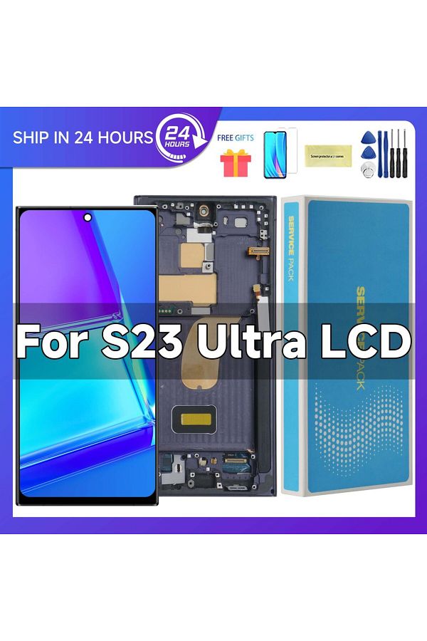 Choice-Super AMOLED for S23 Ultra S918B S918U S918W S918N S9180 LCD Display Touch Screen Digitizer Assem... 1