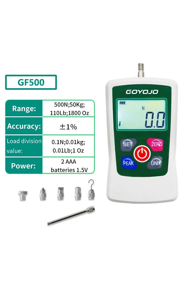 Choice-Digital Force Gauge High-precision Push-pull Meter For Tension & Compression Testing (n, Kg, Lb, ... 1