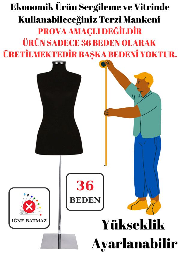 Manken İstanbul-Easy Portable 36 Size Tailor Manikin Showcase Manikin for Events and Fairs 1