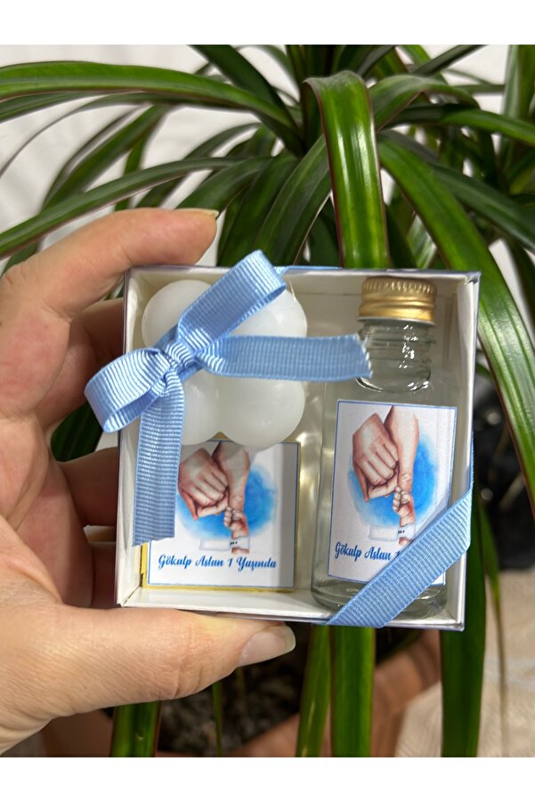 KRVTASARIM Kolonya & Mum & Çikolata Hediyelik 50 Adet