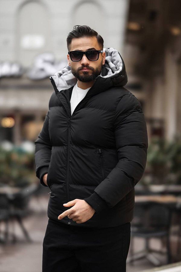 Kawimoda New Season Hooded Water and Windproof Men s Coat Winter Trendyol