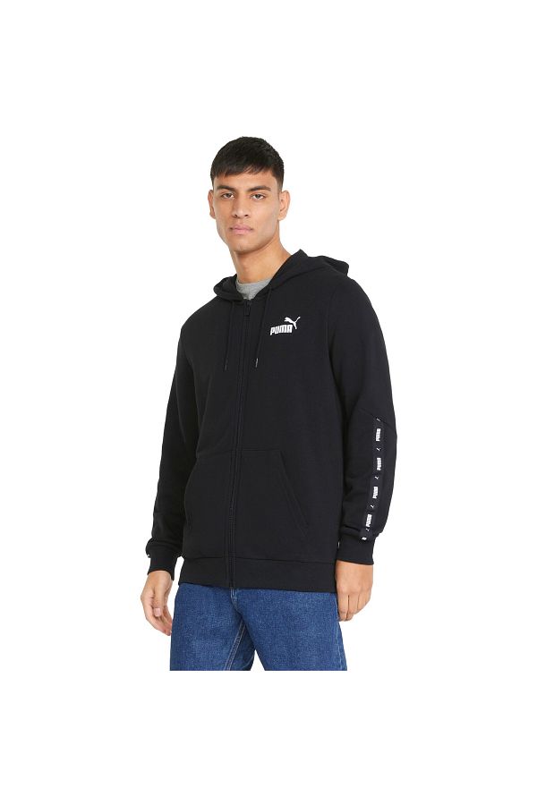 Puma-Ανδρικό μαύρο κουκούλα Puma ESS 1