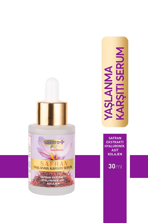 Softto Plus-SAFRAN ANTI-AGING SERUM 30 ML 1