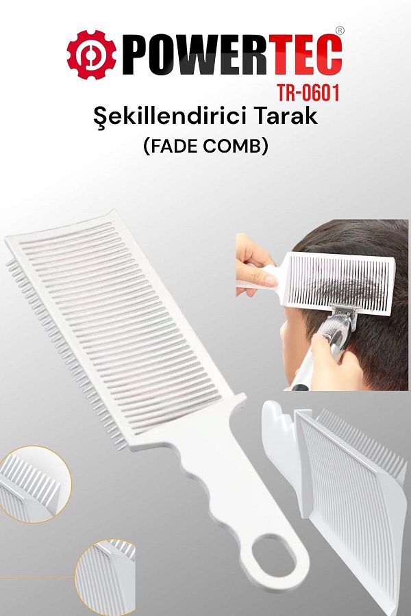 POWERTEC-Tr-0601 Styling Comb (Fade Comb) 1