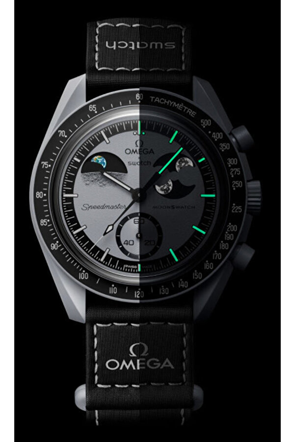 Swatch Omega Bioceramic Moonswatch Mission to Earthphase