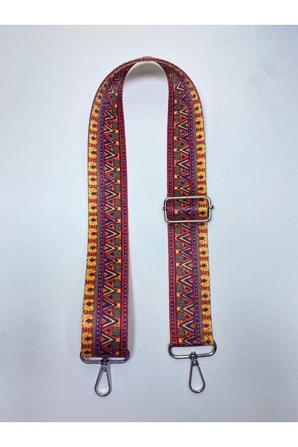 karantuhafiye-Authentic Patterned Bandolier / Bag Handle / Patterned Bag Handle / Adjustable Bag Handle 1
