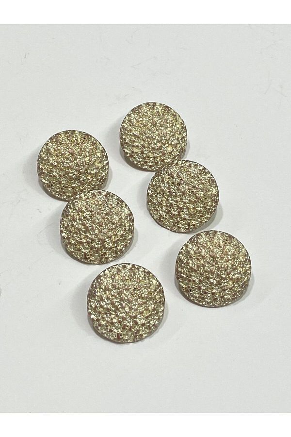 karantuhafiye-Cardigan vest button / design button / special plated button / Open Cappuccino set of 6 / 1.7 Cm 1