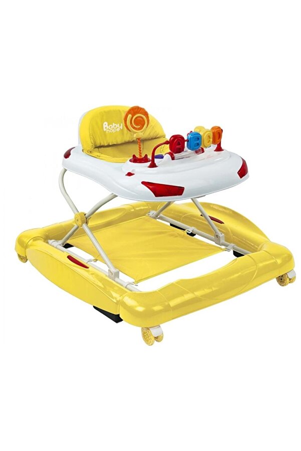 Babyhope Tobby 219 Salla Yürüteç Sarı Beyaz