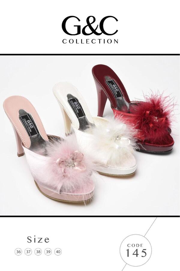 GC-Gift & Dowry Stone Furry Slippers 1