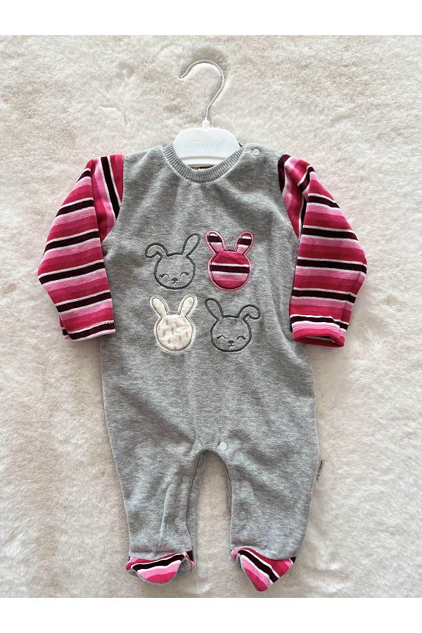 Bebitof-Rabbit Velvet Jumpsuit 1