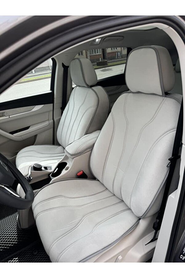 Bod Togg T10X Oto Koltuk Koruyucu Kılıf 2023-Sonrası Luvi Serisi Gri