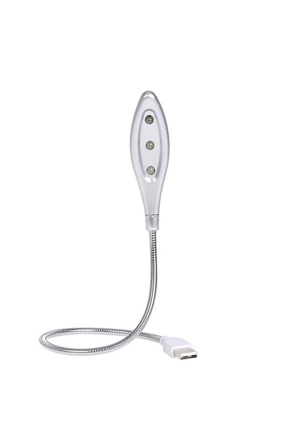 Taimi-Portable USB LED Lamp, High-Brightness, Flexible Gooseneck, 3 LED Lights, USB Reading Lamp 1