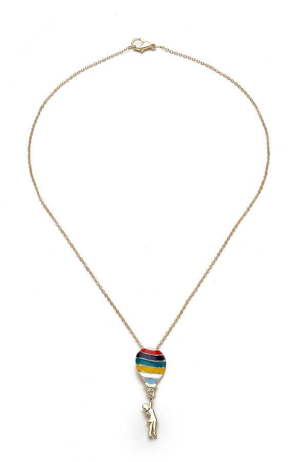 Modex-Colorful Enamel Necklace with Balloon Cut 1