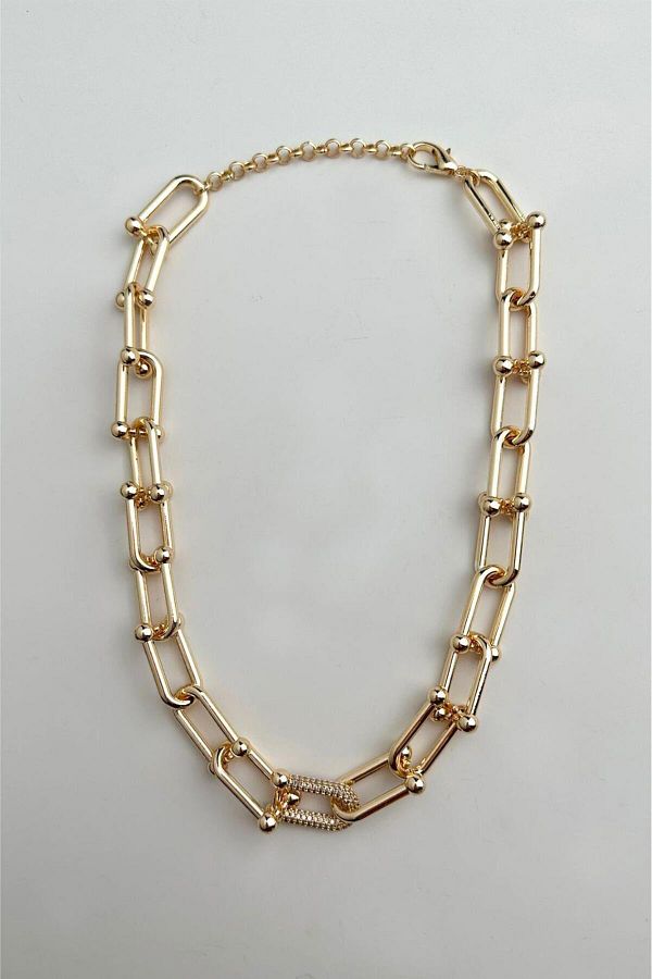 Modex-Special Series Thick Tifany Necklace with Zircon Stone 1
