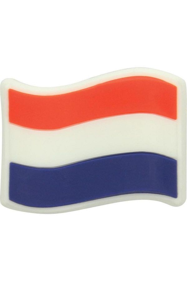 Crocs-Pachet de 12 agrafe colorate pentru steagul Olandei - unisex 1