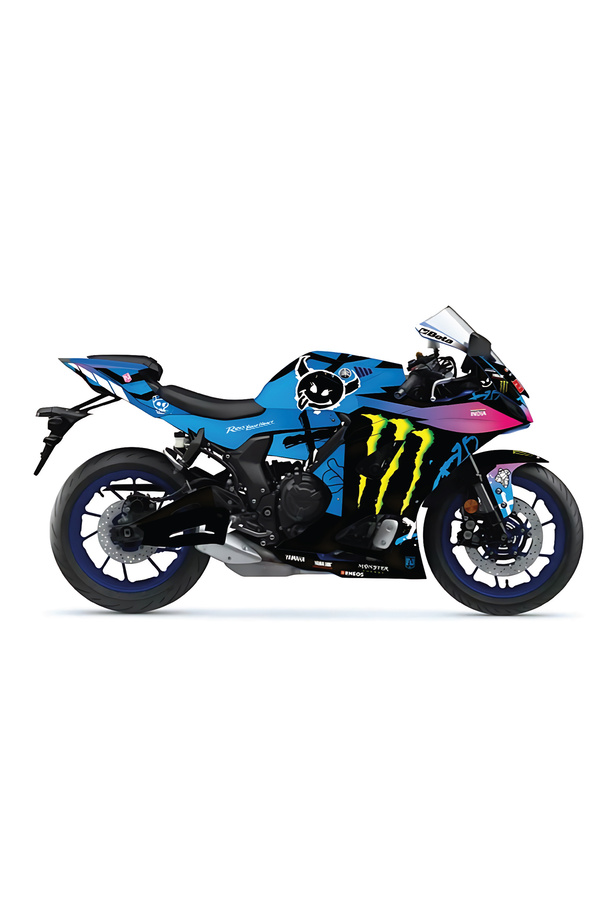 Run Grafik Shop Yamaha Yzf R7 2021-2024 Graphic Kit Sticker Set - Trendyol