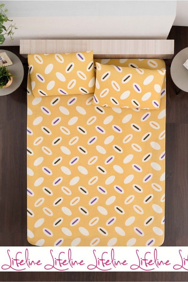 Life Line-Double Elastic Sheet Pillowcase Set 1