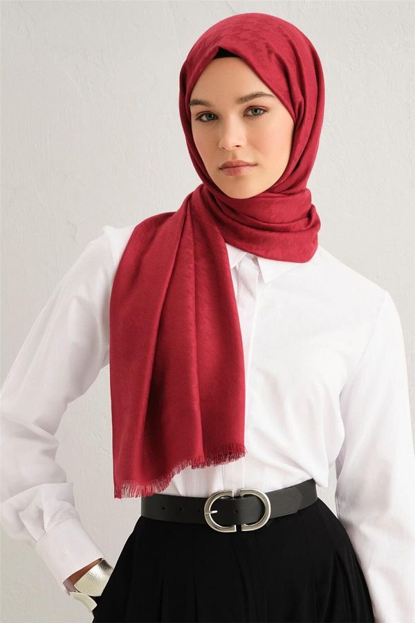 Armine-_Viscon Houndstooth Pattern Shawl No: 04_ 1
