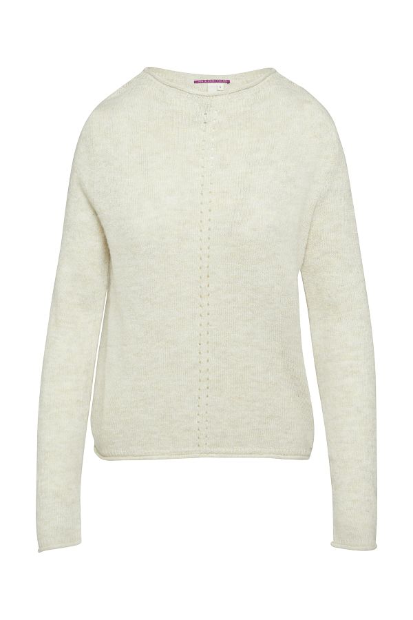 QS by s.Oliver-Soft Knitted Pullover with a Stand-Up Collar and Rolled Edges 1