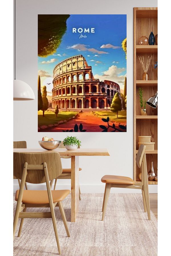 lule home-Rome 80X100 cm Painting by Numbers Set 1