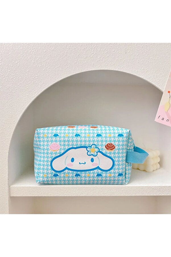BSB GLOBAL Sanrio Cinnamoroll Y2k Sanrio Makyaj Çantası Seyahat El Çantası Kalemlik Doğum Günü Hediyesi