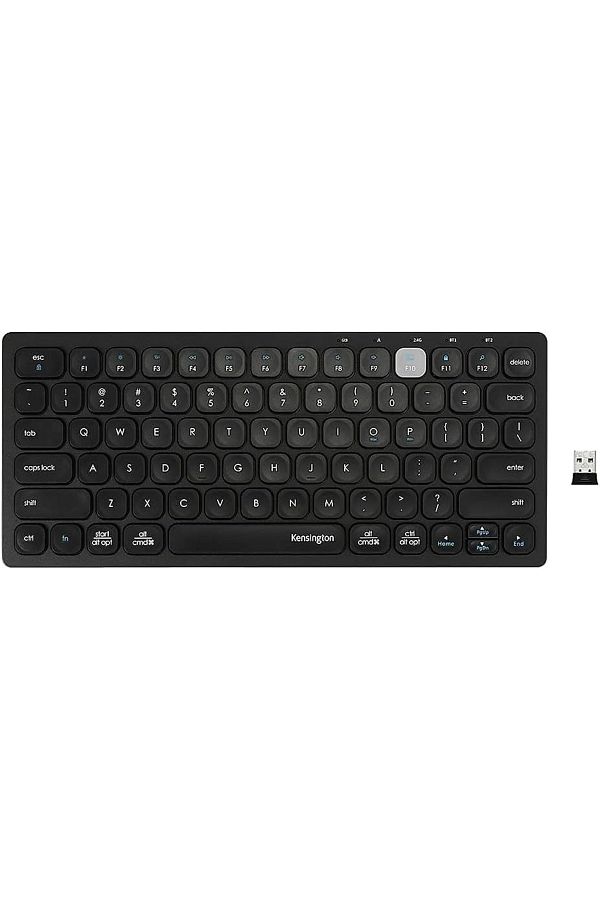KENSINGTON-Wireless Mini Keyboard via Bluetooth or USB 3.0 Compatible with Windows, Mac, iOS Arabic 1